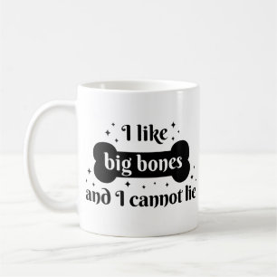 Taza De Café Humor divertido juguetón negrita negrita perro que