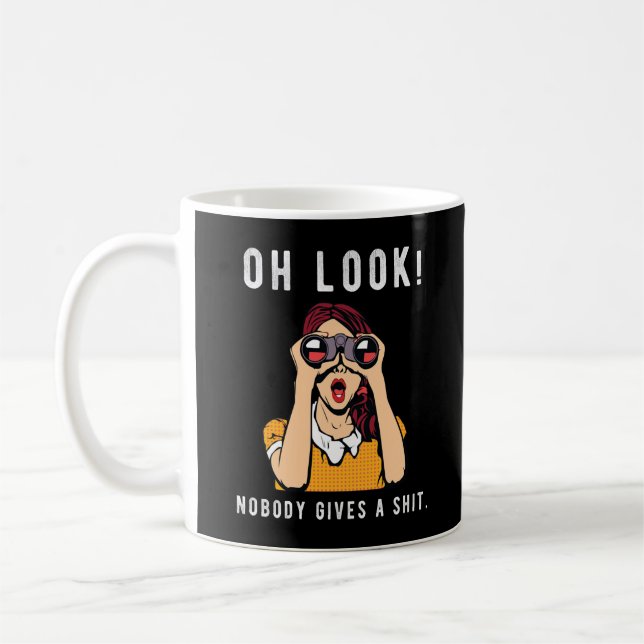 Taza De Café Humor divertido ofensivo para adultos dice, sarcás (Izquierda)