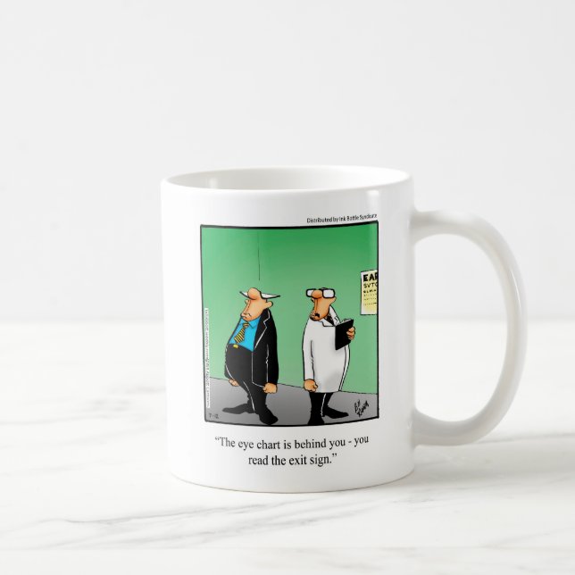 Taza De Café Humor divertido Optometrista Café Mug Gift (Derecha)