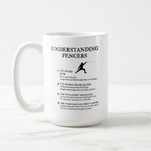 Taza De Café Humor divertido sobre el juego de espada para los