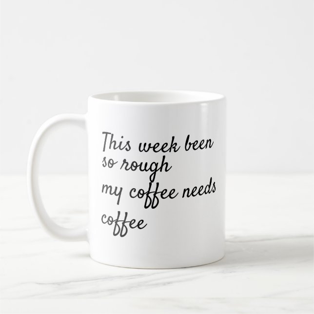 Taza De Café Humor divertido trendy Coworker mug regalo (Izquierda)