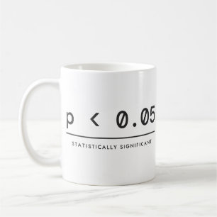 Taza De Café Humor estadístico estadísticamente significativo p