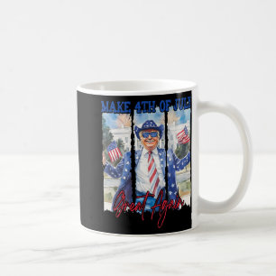 Taza De Café Humor Gracioso Trump Vuelve A Hacer Grandes Hombre
