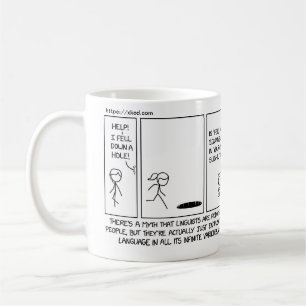 Taza De Café humor lingüista xkcd - Georgetown OLE