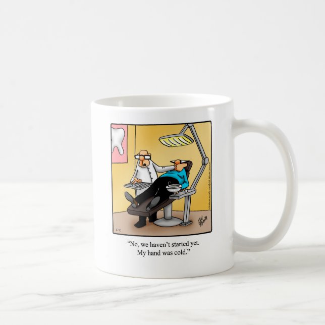 Taza De Café Humor médico/dentista Mug Gift (Derecha)
