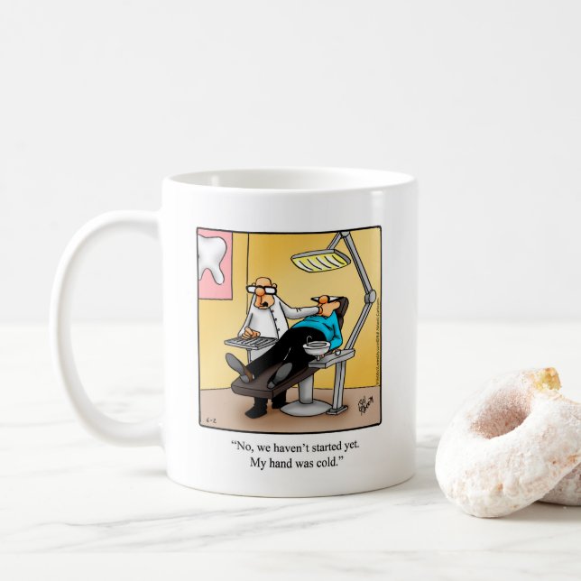 Taza De Café Humor médico/dentista personalizable Mug (Con donut)
