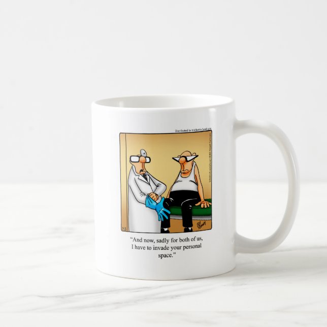 Taza De Café Humor médico médica Mug "Espectiquines" (Derecha)