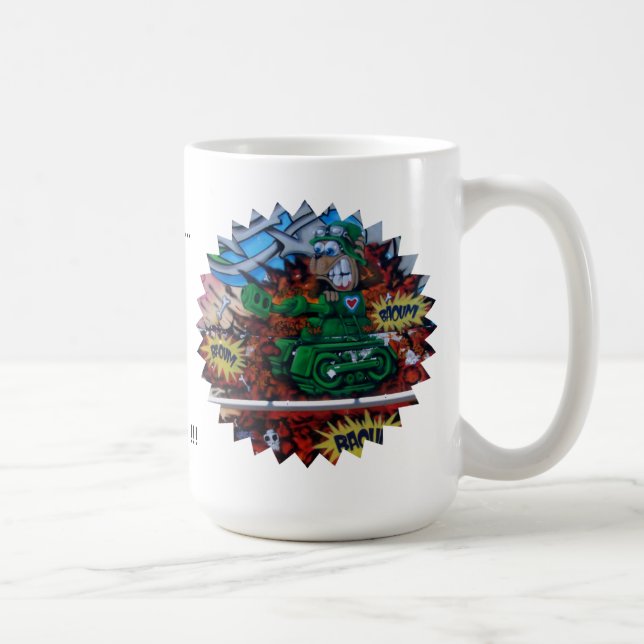 Taza De Café Humor: militar - (Derecha)