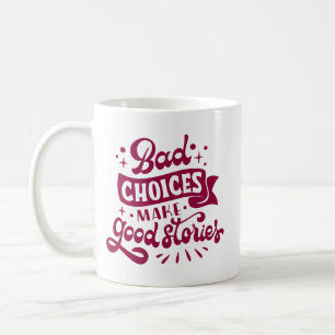 Taza De Café Humor minimalista Negrita Cita Blanca Vibrante Mag