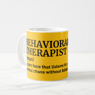 Taza De Café Humor Mug De Apreciación Del Terapia Comportante