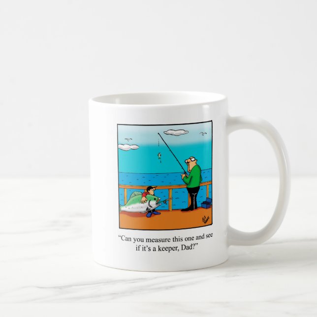 Taza De Café Humor Mug de pescador (Derecha)