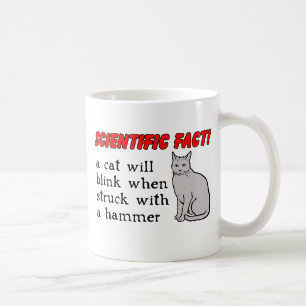 Taza De Café Humor mug divertido de martillo de gato