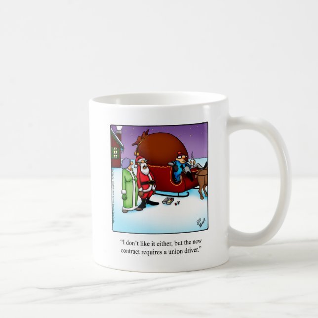 Taza De Café Humor Mug Gift Navidad divertido (Derecha)