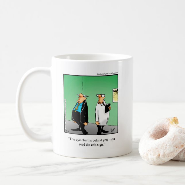 Taza De Café Humor mug médico/Médica personalizable (Con donut)