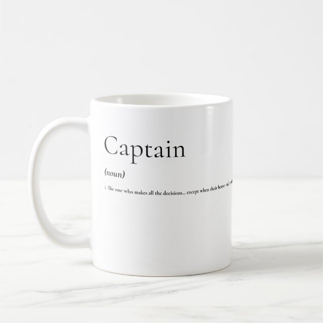 Taza De Café Humor náutico: La verdadera definición del mariner (Izquierda)
