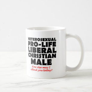 Taza De Café Humor ofensivo prolife masculino cristiano de mug