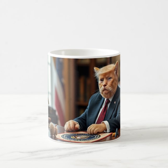 Taza De Café ¡Humor Pursidencial en cada soplo! (Centro)