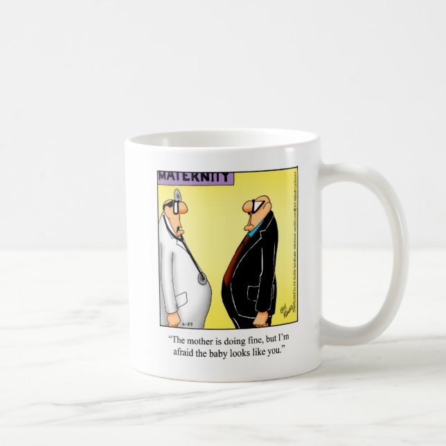Taza De Café Humor recién nacido Mug Para Papá (Derecha)