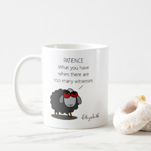 Taza De Café Humor satírico personalizado de paciente gracioso