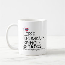 Humor sobre comida escandinava Lefse y Tacos