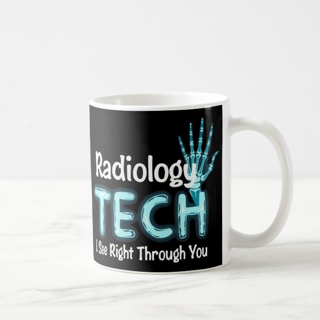 Taza De Café Humor tecnológico radiológico X Ray (Derecha)
