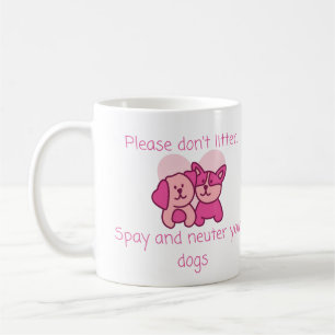 Taza De Café Humor veterinario: Por favor no tiren, paguen y se