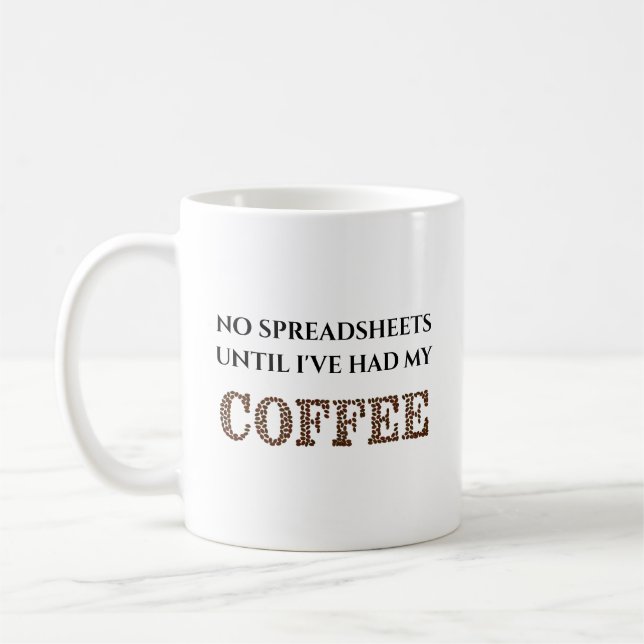 Taza De Café Humorístico café Mug (Izquierda)
