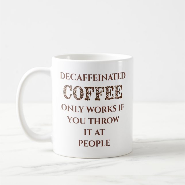 Taza De Café Humorístico café Mug (Izquierda)