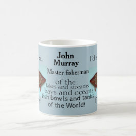 Taza De Café Humorístico pescador aficionado - Prefiero pescar