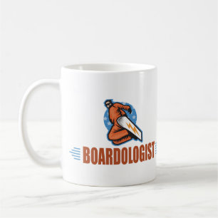 Taza De Café Humorístico Snowboarder divertido snowboarding Dep