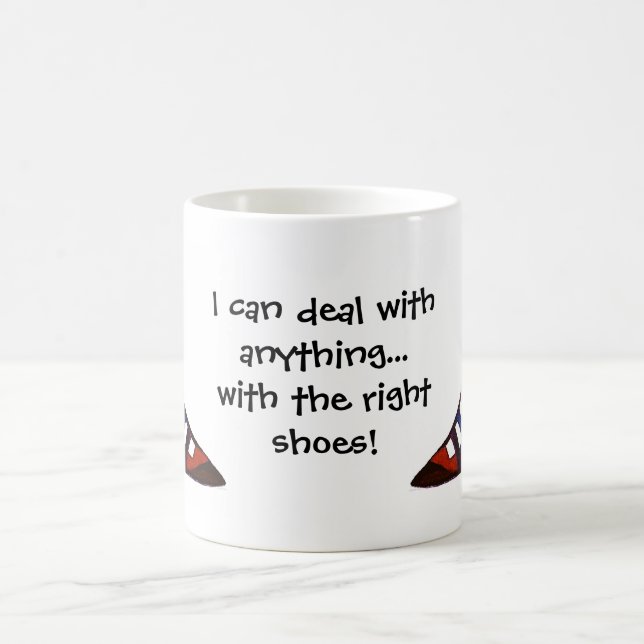Taza De Café Humorous Shoe Mug (Centro)
