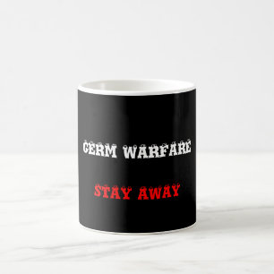 Taza De Café ">Humour de la guerra bacteriológica " en las