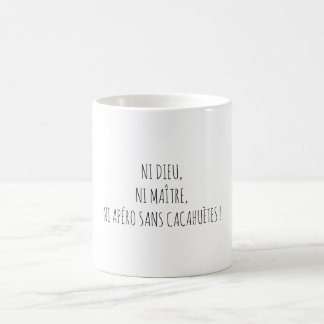 Taza De Café Humour Dieu Maître Apéro Citation Drôle Français