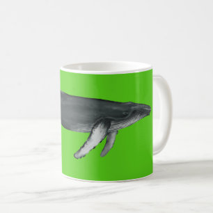 Taza De Café Humpback Whale Mug Green