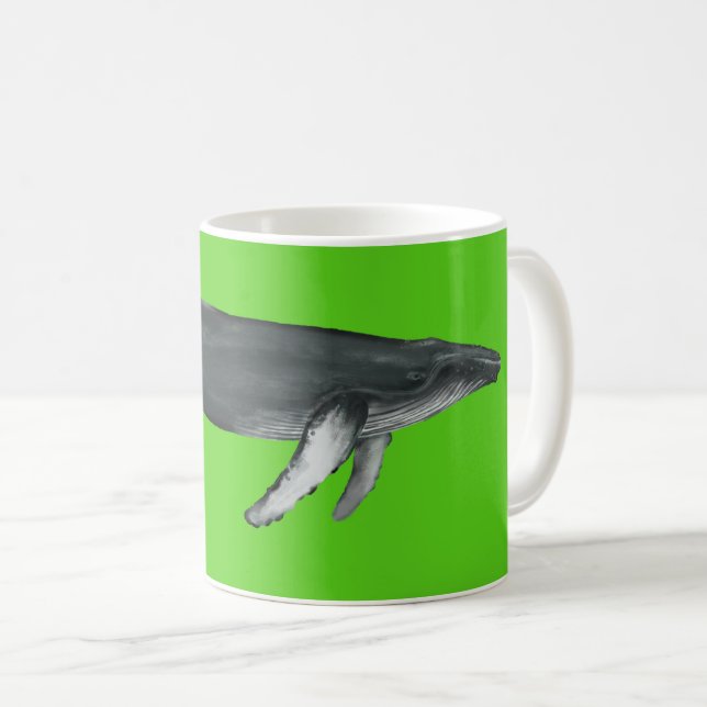 Taza De Café Humpback Whale Mug Green (Anverso derecho)