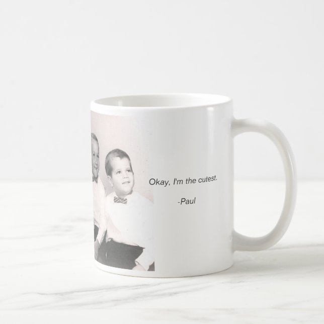 Taza De Café Humphrey, circa 1964, aceptable, soy el más lindo. (Derecha)