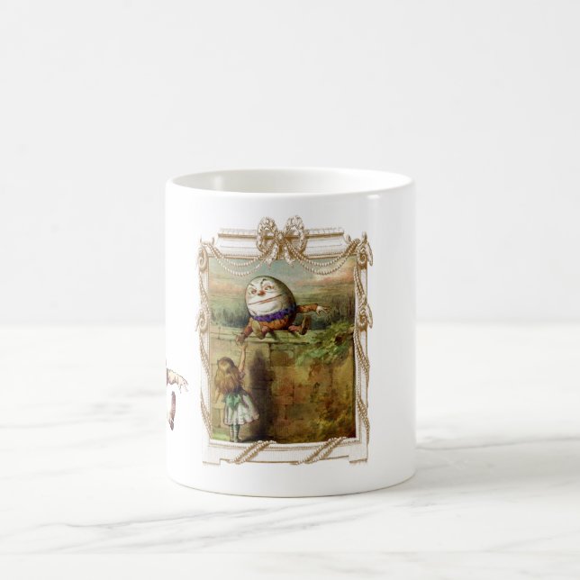 Taza De Café Humpty Dumpty y Alicia (Centro)