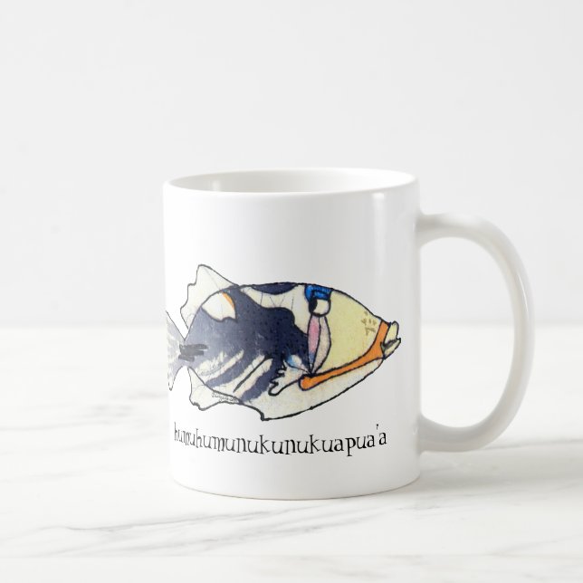 Taza De Café Humuhumunukunukuapua'a 2 peces Mug (Derecha)