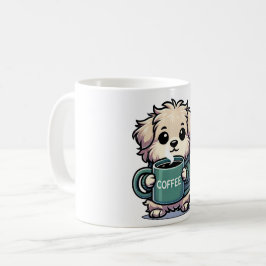 Taza De Café Hund mit Kaffeetasse