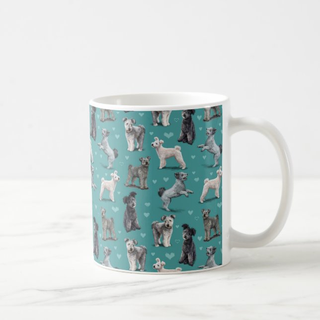 Taza De Café Hungarian Pumi Dogs (Derecha)
