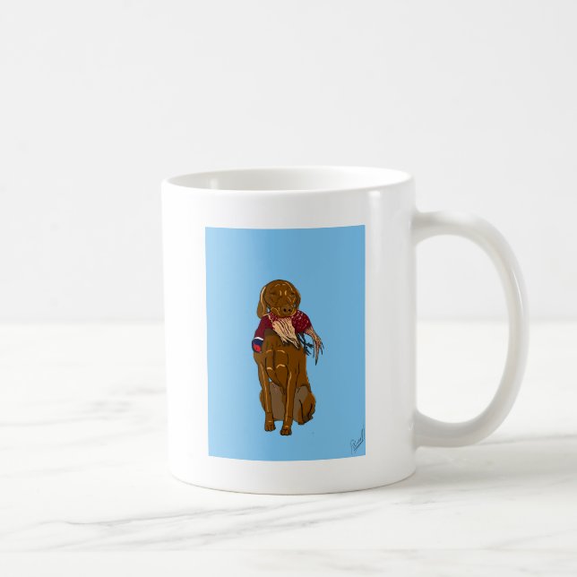 Taza De Café Húngaro Vizsla (Derecha)