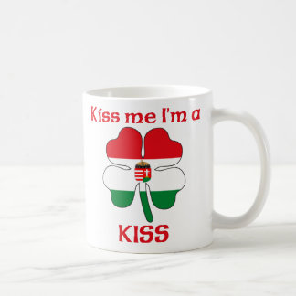 Taza De Café Húngaros personalizada me besan que soy beso
