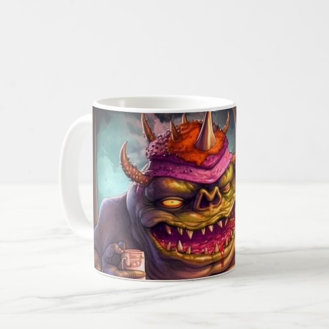 Taza De Café Hungry Troll (Anverso izquierdo)