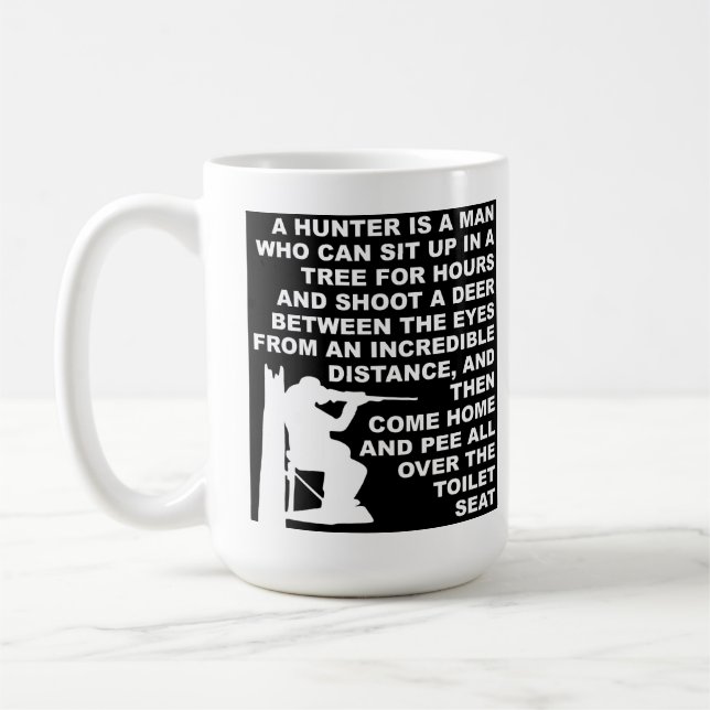 Taza De Café Hunter Pee Mug (Izquierda)