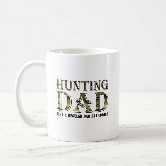 Taza De Café Hunting Dad Funny Mug (Izquierda)