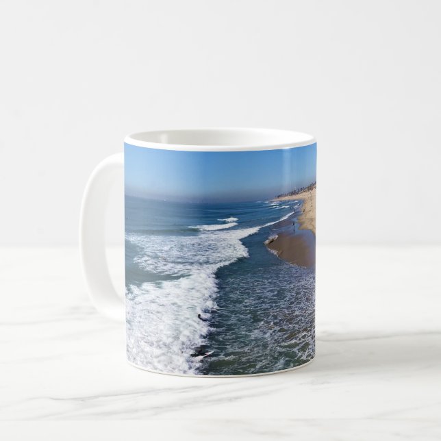 Taza De Café Huntington Beach, California (Anverso izquierdo)