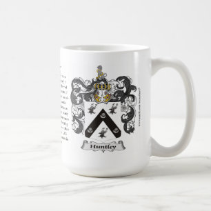 Taza De Café Huntley, el origen, el significado y el escudo