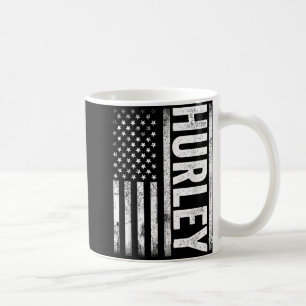 Taza De Café Hurley Ky Vintage Ee.Uu. Bandera Retro Para Hombre