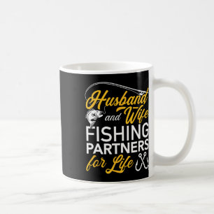 Taza De Café Husbynd Y Esposas, Socios De Pesca Para La Vida