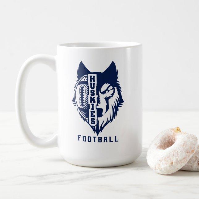 Taza de café Huskies (Con donut)